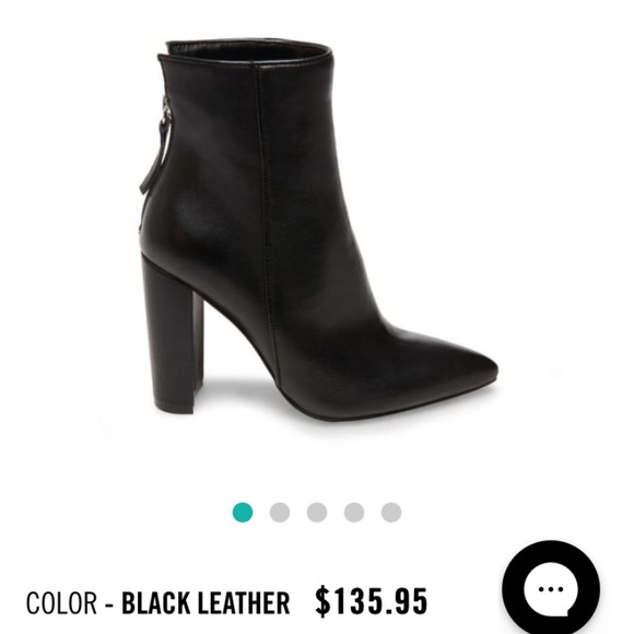 steve madden trista black leather